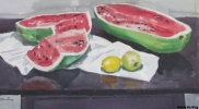 grandpop's watermelon painting