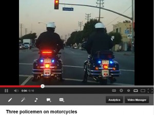cops on motorcycles